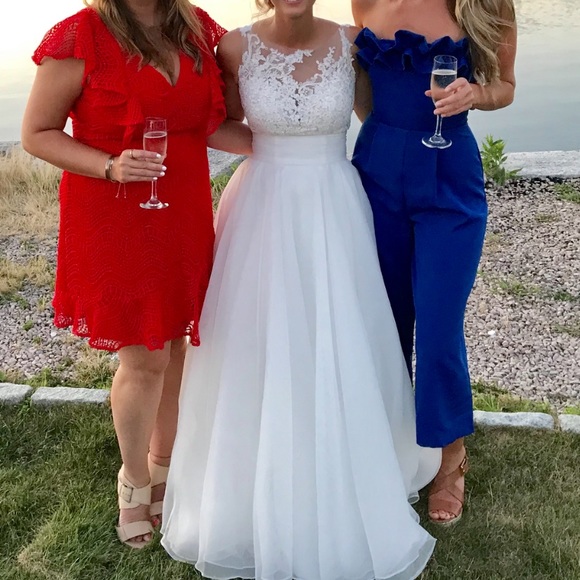 Blue ‘The Vintage Shop’ romper - Picture 2 of 3